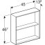 Geberit iCon Szafka boczna 45x13,2x46,7 cm lava 502.323.JK.1 - zdjęcie 3