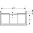 Geberit iCon Szafka podumywalkowa 88,8x47,6 cm lava 502.312.JK.1 - zdjęcie 4