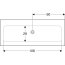 Geberit iCon Umywalka meblowa 120x48 cm biała z powłoką KeraTect 501.846.00.4 - zdjęcie 3
