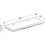 Geberit iCon Umywalka meblowa 120x48 cm z 2 otworami na baterie bez przelewu biała 501.846.00.1 - zdjęcie 3