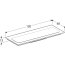 Geberit iCon Umywalka meblowa 120x48 cm bez otworów na baterię bez przelewu biała 501.846.00.3 - zdjęcie 3