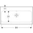 Geberit iCon Umywalka meblowa 90x48,5 cm biała z powłoką KeraTect 124093600 - zdjęcie 3