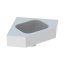 Geberit iCon Umywalka wisząca narożna 46x33 cm biała z powłoką KeraTect 124730000 - zdjęcie 1