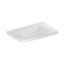 Geberit iCon Umywalka wisząca lub meblowa 75x48 cm bez otworu na baterię bez przelewu biały z powłoką KeraTect 501.839.00.8 - zdjęcie 1