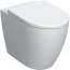 Geberit iCon Zestaw Toaleta WC stojąca 56x36 cm bez kołnierza + deska wolnoopadająca biały alpin mat 502.383.JT.1 - zdjęcie 1
