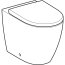 Geberit iCon Zestaw Toaleta WC stojąca 56x36 cm bez kołnierza + deska wolnoopadająca biały alpin mat 502.383.JT.1 - zdjęcie 2