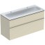 Geberit iCon Zestaw Umywalka meblowa z szafką podumywalkową 120x48 cm biały/szary piaskowy 502.338.JL.1 - zdjęcie 1