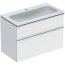 Geberit iCon Zestaw Umywalka meblowa z szafką podumywalkową 90x48 cm biały/biały mat 502.337.01.3 - zdjęcie 1
