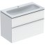 Geberit iCon Zestaw Umywalka meblowa z szafką podumywalkową 90x48 cm biały/biały połysk/biały mat 502.337.01.1 - zdjęcie 1
