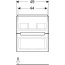 Geberit Modo Szafka podumywalkowa 49x39,5x55 cm biała/lakierowana na wysoki połysk 502.877.01.1 - zdjęcie 4