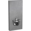 Geberit Monolith Moduł sanitarny do WC wiszącej 101x48 cm gres szkliwiony efekt łupka/aluminium czarny chrom 131.021.00.5 - zdjęcie 1