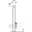 Geberit Monolith Moduł sanitarny do WC wiszącej 114x50,5 cm gres szkliwiony efekt betonu/aluminium 131.031.JV.5 - zdjęcie 4