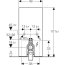 Geberit Monolith Plus Moduł sanitarny do WC stojącej szkło w kolorze szarym piaskowym/aluminium 131.202.JL.5 - zdjęcie 3