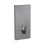 Geberit Monolith Plus Moduł sanitarny do WC wiszącej 101x48 cm gres szkliwiony efekt łupka/aluminium czarny chrom 131.222.00.7 - zdjęcie 1