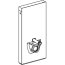 Geberit Monolith Plus Moduł sanitarny do WC wiszącej kamionka efekt łupka/aluminium czarny chrom 131.222.00.5 - zdjęcie 2