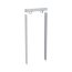 Geberit Monolith Plus Zestaw pokrywy spłuczki z okładziną boczną, do modułu sanitarnego 114 cm czarny chrom/aluminium szczotkowane 131.197.00.2 - zdjęcie 1