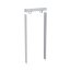 Geberit Monolith Plus Zestaw pokrywy spłuczki z okładziną boczną, do modułu sanitarnego 114 cm aluminium szczotkowane 131.196.00.2 - zdjęcie 1