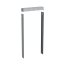 Geberit Monolith Zestaw pokrywy spłuczki z okładziną boczną, do modułu sanitarnego 101 cm czarny chrom/aluminium szczotkowane 131.191.00.1 - zdjęcie 1