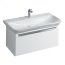 Geberit MyDay Umywalka wisząca lub meblowa 100x48 cm z powłoką KeraTect, biała 125400600 - zdjęcie 6