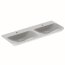 Geberit MyDay Umywalka wisząca lub meblowa podwójna 130x48 cm z powłoką KeraTect, biała 135430600 - zdjęcie 1