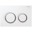 Geberit Omega20 Przycisk spłukujący do WC, biały/chrom błyszczący 115.085.KJ.1 - zdjęcie 1