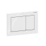 Geberit Omega20 Przycisk WC okrągły biały mat/biały z powłoką easy-to-clean 115.080.01.1 - zdjęcie 1