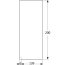 Geberit One Ścianka Walk-in 139x200 cm 560.004.00.1 - zdjęcie 2