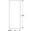 Geberit One Ścianka Walk-in 99x200 cm 560.002.00.1 - zdjęcie 2
