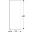 Geberit One Ścianka Walk-in 99x200 cm 560.003.00.1 - zdjęcie 2