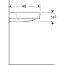 Geberit One Umywalka meblowa 105x48 cm bez otworu na baterię bez przelewu biały z powłoką KeraTect 505.045.00.1 - zdjęcie 3