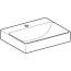 Geberit One Umywalka nablatowa 50x41 cm z otworem na baterię bez przelewu biały z powłoką KeraTect 505.030.01.6 - zdjęcie 2