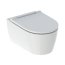 Geberit One Zestaw Toaleta WC 54x36,5 cm bez kołnierza + deska wolnoopadająca biały mat/chrom połysk 500.202.JT.1 - zdjęcie 1