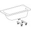 Geberit Perfect Wanna prostokątna 140x70 cm biała 554.070.01.1 - zdjęcie 2