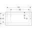 Geberit Perfect Wanna prostokątna 140x70 cm biała 554.070.01.1 - zdjęcie 5