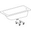 Geberit Perfect Wanna prostokątna 160x75 cm biała 554.072.01.1 - zdjęcie 2