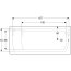 Geberit Perfect Wanna prostokątna 180x80 cm biała 554.074.01.1 - zdjęcie 5