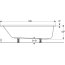 Geberit Perfect Wanna prostokątna 180x80 cm biała 554.074.01.1 - zdjęcie 3