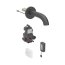 Geberit Piave Bateria umywalkowa bezdotykowa podtynkowa zasilanie bateryjne z mieszaczem 17 cm czarny mat z powłoką easy-to-clean 116.264.14.1 - zdjęcie 1
