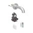 Geberit Piave Bateria umywalkowa bezdotykowa podtynkowa zasilanie generatorowe z mieszaczem 17 cm imitacja stali nierdzewnej/szczotkowany powlekany easy-to-clean 116.266.SN.1 - zdjęcie 1