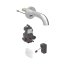 Geberit Piave Bateria umywalkowa bezdotykowa podtynkowa zasilanie sieciowe z mieszaczem 17 cm imitacja stali nierdzewnej/szczotkowany powlekany easy-to-clean 116.262.SN.1 - zdjęcie 1