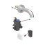 Geberit Piave Bateria umywalkowa termostatyczna bezdotykowa podtynkowa zasilanie sieciowe 17 cm imitacja stali nierdzewnej/szczotkowany powlekany easy-to-clean 116.267.SN.1 - zdjęcie 1
