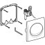 Geberit Basic Pneumatyczny przycisk spłukujący do pisuaru biały alpin 115.820.11.5 - zdjęcie 3