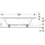 Geberit Selnova Duo Wanna prostokątna 180x80 cm biała 554.289.01.1 - zdjęcie 3
