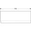 Geberit Selnova Panel frontowy do wanny 150x60,5 cm prawy biały 554.873.01.1 - zdjęcie 2