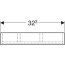 Geberit Selnova Przegroda szuflady 32,3x15x5,9 cm lava mat 500.677.00.1 - zdjęcie 3