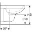 Geberit Selnova Square Bidet wiszący biały 500.271.01.5 - zdjęcie 4