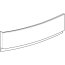 Geberit Selnova Square Obudowa do wanny 160x58 cm przednia biała 554.891.01.1 - zdjęcie 5