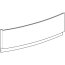 Geberit Selnova Square Obudowa do wanny 170x58 cm przednia biała 554.890.01.1 - zdjęcie 4