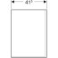 Geberit Selnova Square Obudowa do wanny 41,5x58 cm boczna biała 554.894.01.1 - zdjęcie 2