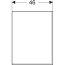 Geberit Selnova Square Obudowa do wanny 46x58 cm boczna biała 554.895.01.1 - zdjęcie 2
